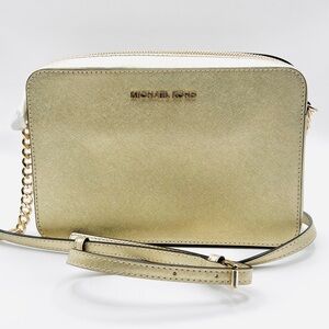 Michael Kors Gold Crossbody Bag